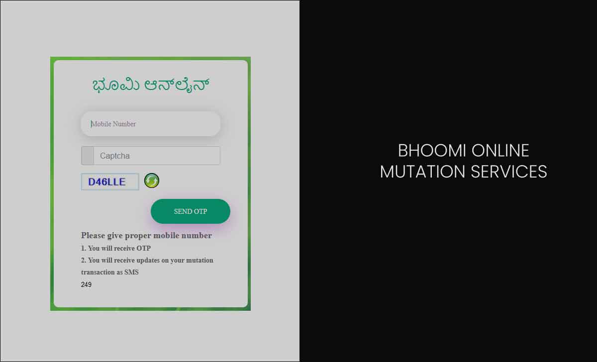 Karnataka Bhoomi Online Mutation