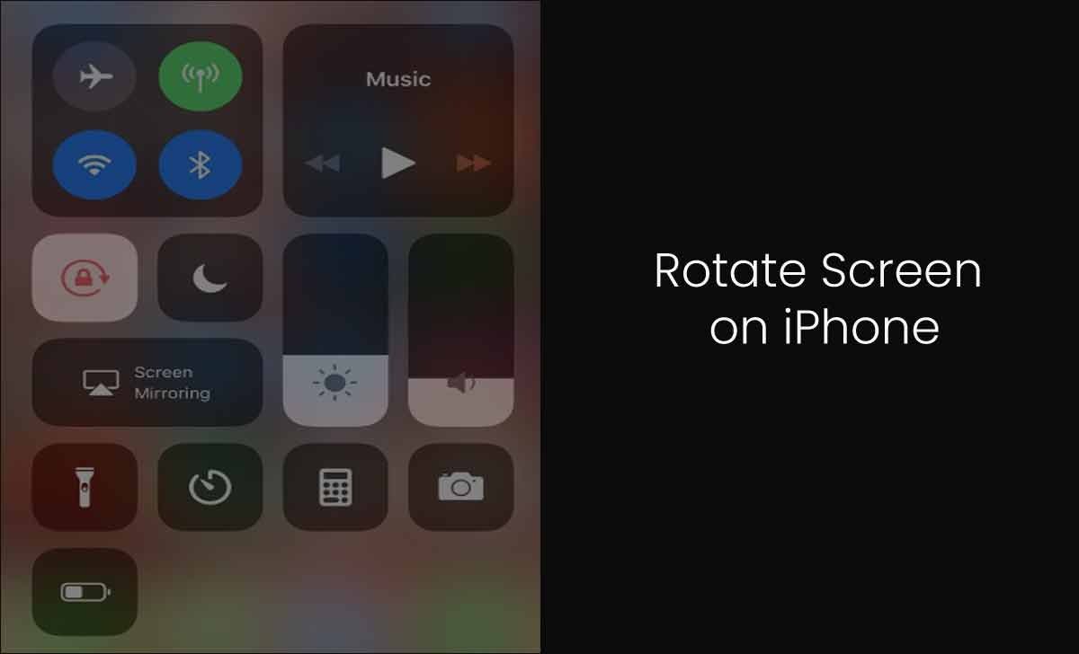 Rotate Screen iPhone