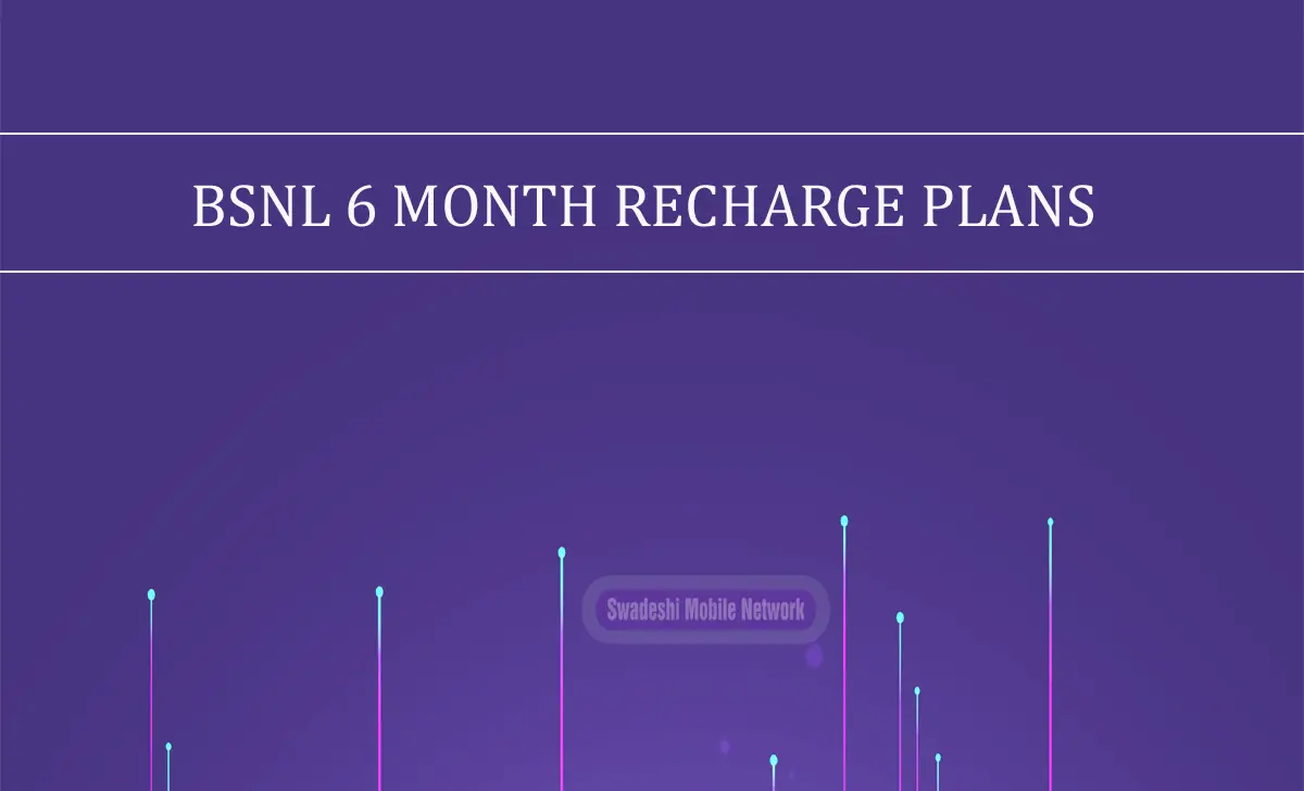 BSNL 6 Month Validity Recharge Plan